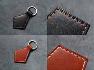 Porte-clés en cuir V2 Motif cuir Taille A4 Impression Porte-clés Organisateur de clés Porte-clés Porte-clés LKCN-0047B de fête des mères - Product Image 5