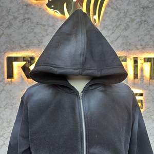 Buena Tasa de calidad superior más demandada Cremallera Sudadera con capucha Puff Impreso hecho en fábrica precio barato sudaderas con capucha hombres sudaderas con capucha para hombres - Product Image 3