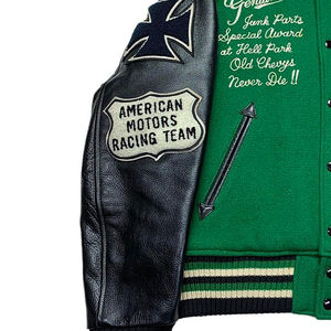 Veste de survêtement pour homme en laine de qualité supérieure, style streetwear, produit en vente, vente en gros, manches longues, lettres brodées - Product Image 6