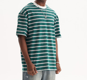 Camiseta Unisex Gruesa, Cómoda, Elegante, Holgada, Lisa, Personalizada, Clásica, Veraniega, Lavada, Informal, de Manga Corta - Product Image 2