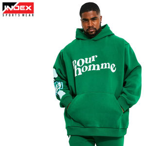 Logotipos personalizados 220g 3D Puff Sudadera con capucha Desgastado Regular Fit Peso pesado Lavado ácido 100% Algodón Invierno - Product Image 1