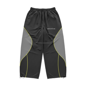Conjunto Deportivo Personalizado de Chaqueta y Pantalones Cortavientos de Nailon con Cierre para Hombre, Resistente al Viento, para Entrenamiento - Product Image 3