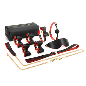 Kit de Jouets Sexuels BDSM pour Couples - Menottes, Bâillon, Fouet, Kit de Jeu Lourd, Kit de Fessées - Product Image 2
