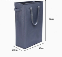 Panier à linge pliable en tissu Oxford pour usage domestique, vente en gros