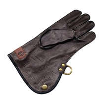2025 gants de fauconnerie en cuir pour la chasse aux aigles gants de faucon avec piège à animaux accessoires et outils d'équipement de faucon