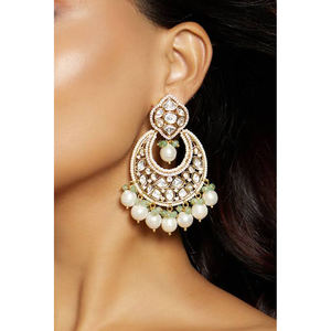 Pendientes colgantes chapados en oro hechos a mano para mayoristas de joyería de moda - Product Image 3