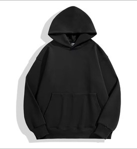 Sweat-shirts à capuche personnalisables de haute qualité, surdimensionnés, sans cordon, impression personnalisée, molleton épais, mélange de coton, basiques - Product Image 5
