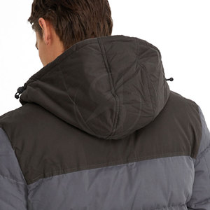 Veste matelassée décontractée pour homme, couleur personnalisée 2025, avec col montant, logo frontal, style streetwear, nouvelle mode, coupe-vent, veste d'hiver - Product Image 6