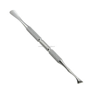 Pousse-cuticules double face en acier inoxydable, style russe, réutilisable et durable, pour manucure - Product Image 2