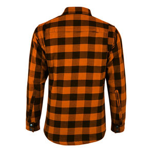 Chemise en flanelle épaisse avec chemise de protection pour la sécurité au travail et chemise en Kevlar pour hommes pour la protection lors de la conduite à moto OEM - Product Image 3