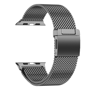 Milanese Loop pulsera de acero inoxidable transpirable Cierre magnético suave correa de malla de 24mm para Apple 11 Series Smartwatch accesorio - Product Image 1