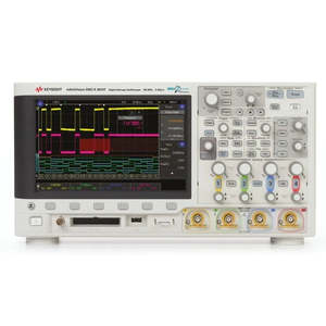 Oscilloscope de bureau 4 canaux 100 MHz par Keysight DSOX3014T avec résolution 8 bits pour l'analyse de signaux numériques haute vitesse - Product Image 1