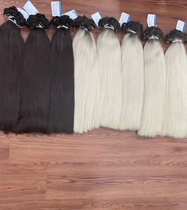 Cheveux de trame droits attachés à la main de haute qualité 100% extensions de cheveux vietnamiens bruts avec prix d'usine - Product Image 4