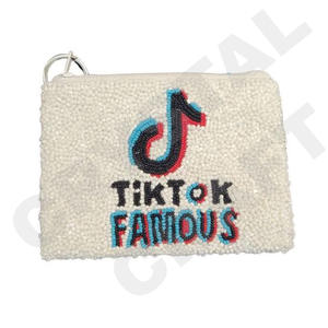 Drapeau personnalisé graine perlée porte-monnaie portefeuille beau porte-monnaie avec accessoires à la mode caractéristiques - Product Image 3