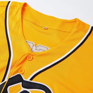 Personalized Breathable Baseball Team Jersey with Custom Number and 100% Polyester Material - Product Image 4
