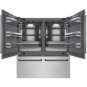 Zline GRBITZSN72MB Autograph Edition 72-Inch French Door <b>Refrigerator</b> 39.6 Cu. Ft. Bottom Freezer Water Electric Power Source - Product Image 1