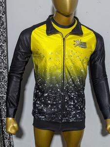 Sweat à capuche zippé intégral pour homme, style hip-hop, patchwork uni, double capuche, en molleton de coton 3D, style gothique, vente en gros - Product Image 4