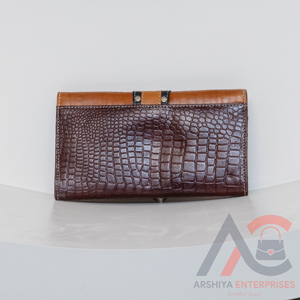 การออกแบบใหม่แกะสลักมือเครื่องมือกระเป๋าสตางค์คลัทช์มีสไตล์หนังแท้กระเป๋าสตางค์การออกแบบใหม่หลายใช้กระเป๋าสตางค์หนังตะวันตก - Product Image 5