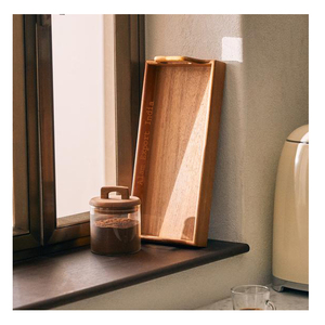 ถาดไม้มะม่วงทำมือถาดไม้สี่เหลี่ยมผืนผ้าสำหรับเสิร์ฟชา - Product Image 1