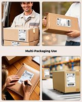 Etiquetas Térmicas Directas con Código de Barras Sensibles al Calor, Duraderas y Personalizadas de Fábrica, para Uso en Empaquetado, Supermercados, Ecológicas, 58*40mm