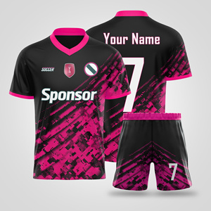 Nueva Ropa Deportiva 2024, Uniforme de Fútbol Sublimado con Logotipo Personalizado, Diseño Gratuito, 100% Poliéster, Nombre del Equipo Personalizado, Hecho en Vietnam - Product Image 3