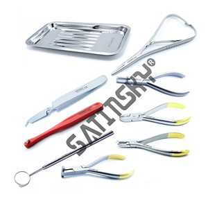 Cassette de esterilización grande, juego de alambre de arco de ortodoncia, base de grado alemán de Instrumentos dentales, instrumentos Premium de alta calidad - Product Image 5