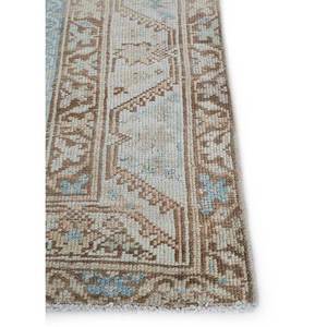 พรมขนสัตว์ถักมือสีน้ำตาลเบจวินเทจ รุ่น Pae-4041 ลายเรขาคณิต สำหรับห้องนั่งเล่น ใช้ในบ้าน ทางเข้าบ้าน โถงทางเดิน ห้องวัยรุ่น - Product Image 4