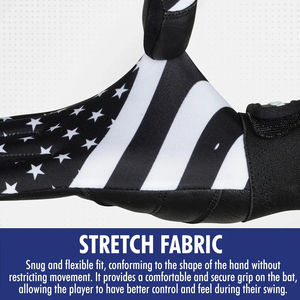 Breathable Mesh Back Batting Gloves for <b>Sports</b> Enhanced Swing Precision and Precision Designed for Hot Weather Baseball Gloves - Product Image 5