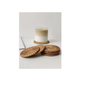 ชุดถาดรองแก้วหวายหวายดีไซน์ทันสมัยดูหรูหราสำหรับบ้านโรงแรมโต๊ะรถไฟเหาะหวาย - Product Image 1