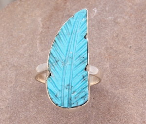 <b>Turquoise</b> Wholesale 925 Sterling Silver Natural Gemstone Hand Carved Classic Wedding Party Vintage Bohemian <b>Ring</b> - Product Image 4