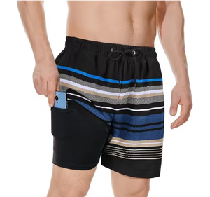 High Street Men's Casual Running Shorts Diseño personalizado Impreso Poliéster Sólido Hot Shorts Patrón - Product Image 3