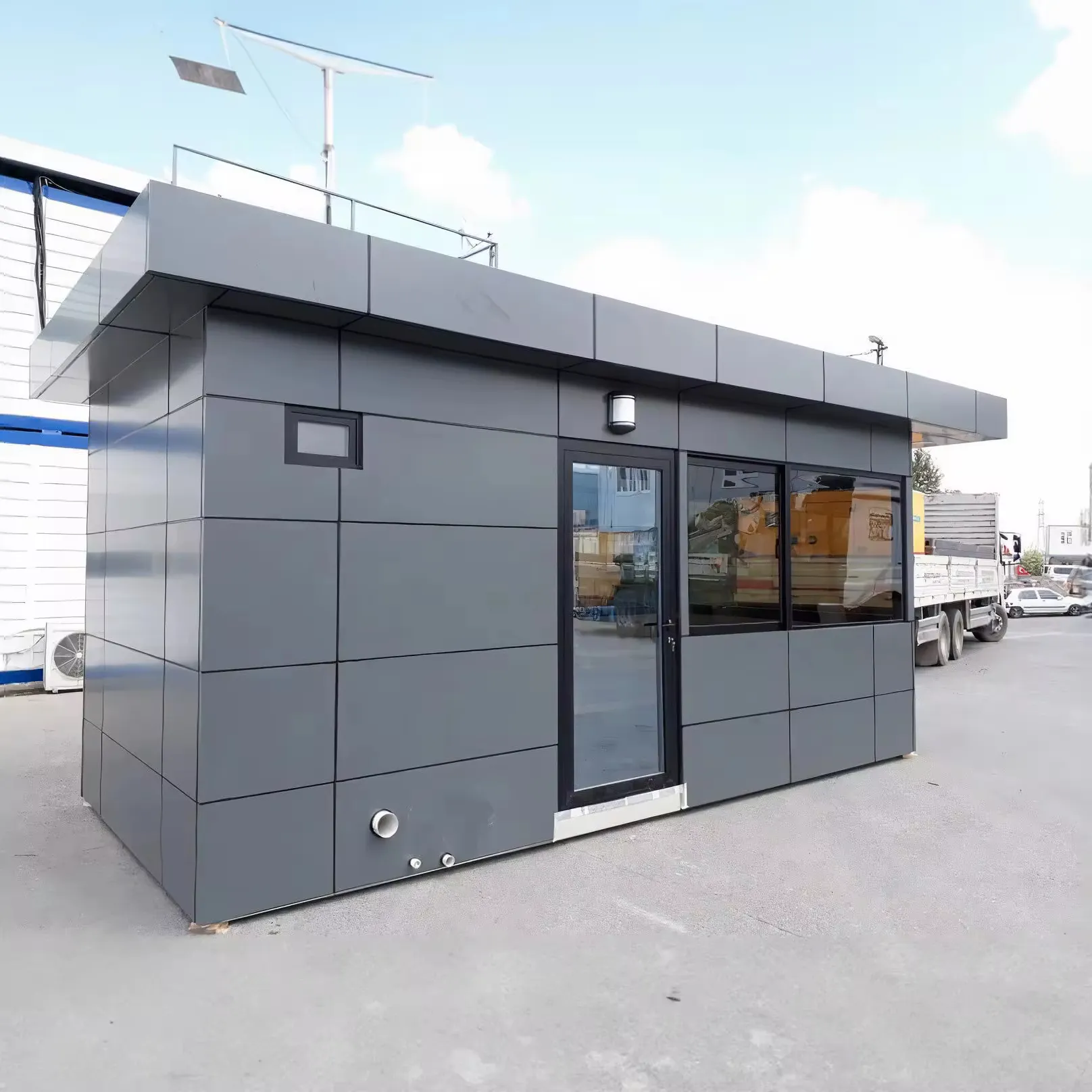 Modular Portable Container House for Sale in Turkey Factory Prefab Mobile Home Modern Office Building 20ft Turkish Quality