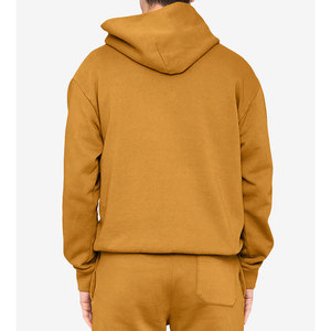 Sweat à capuche unisexe basique coloré surdimensionné % 100 coton à capuche - Product Image 4