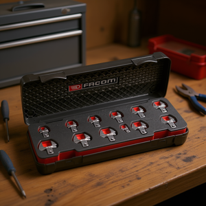 Jeu de clés à fourche métriques Facom 9x12mm (11 pièces) Clé à molette pour usage domestique ou professionnel - Product Image 3