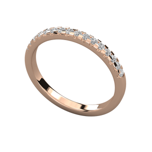 Bague pour femme en or 18 carats avec diamant de laboratoire - Product Image 1