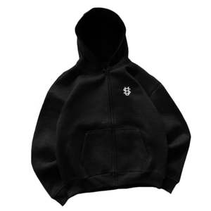 Streetwear High Quality 100% Cotton Embroidered Logo Cotton <b>Men</b> Winter Hoodies Custom Pullover Embroidery <b>Hoodie</b> - Product Image 3