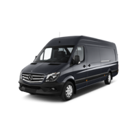 Bus Mercedes Sprinter disponible avec sièges de luxe et système de divertissement