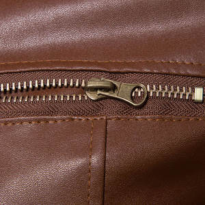 แจ็กเก็ตหนังสลิมฟิตพร้อมซิปกันน้ำและกันลมระบายอากาศได้แจ็คเก็ตฤดูหนาวแบบลำลองสำหรับใช้ในมอเตอร์ไซด์ - Product Image 6