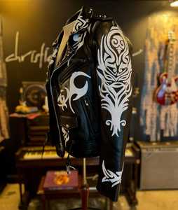 Men's Fashion Leather Jacket for Outdoor Motor Cycle Sports Plus Sizes Reversible Zipper Closure Winter Suitable in All Sizes - Product Image 6