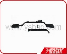 L'assemblage de fer horizontal de pédales de moto est mis de côté le support de jambe latéral de cadre pour WY125 - Product Image 2