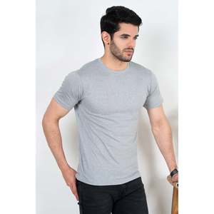 Camiseta Básica de Algodón para Hombre, Cuello Redondo, 100% Jersey, Diseño Sólido, Ligera, 300 Gramos, Moderna - Product Image 2