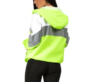 Verano al aire libre ropa informal activa deportes chaqueta de nailon de secado rápido transpirable colores sólidos gimnasio Fitness chaqueta cortavientos Mujer - Product Image 2