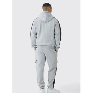 Loose Fit Oversized Baggy Tracksuit for Men Custom Logo Two Piece <b>Hoodie</b> and Joggers Set Wholesale Gymwear Streetwear Supplier - Product Image 2