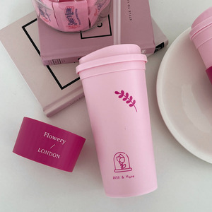OHBOTTLE Made Korea 16oz 500ml Reusable <b>Plastic</b> Cup Lid Straw Holder Custom Logo Printing Promotional <b>Drinkware</b> - Product Image 1