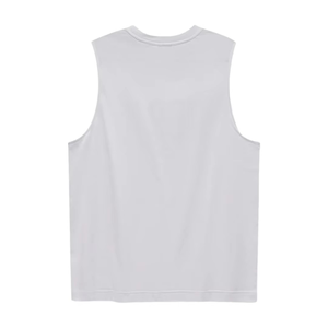 Men Athletic Tank <b>Top</b> Gym Wear <b>Sleeveless</b> O-Neck Shirt in Cotton Polyester Blend with Custom Design and Logo Available at - Product Image 3