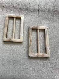 Boucles de ceinture en corne de buffle personnalisables Anneau de maillot de bain réglable pour manteau et vêtement Vêtements Boucle unique de style animal - Product Image 2