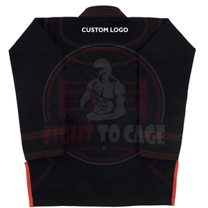 Uniforme de BJJ unisexe en polyester et coton, couleur vert olive, confortable, extensible, respirant, léger, de qualité supérieure, prix de gros - Product Image 4