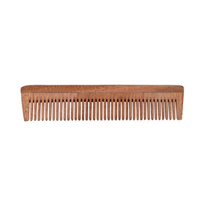 Ayurvedic Eco-Friendly Handmade Neem <b>Wood</b> <b>Comb</b> Wide Tooth Anti-Dandruff & Hair Fall Relief - Product Image 1