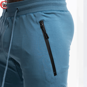 Nouveau style de pantalons de survêtement de sport pour hommes 100% coton Baggy Straight Jogger High Custom Logo Woven Wool Fabric Fleece-Regular Size - Product Image 5