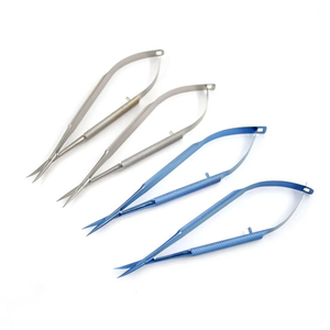Tijeras Vannas con Puntas Micro-Puntiagudas de Acero Inoxidable con Alto Contenido de Carbono, Reutilizables, para Oftalmología, Plástica y Neurocirugía - Product Image 1
